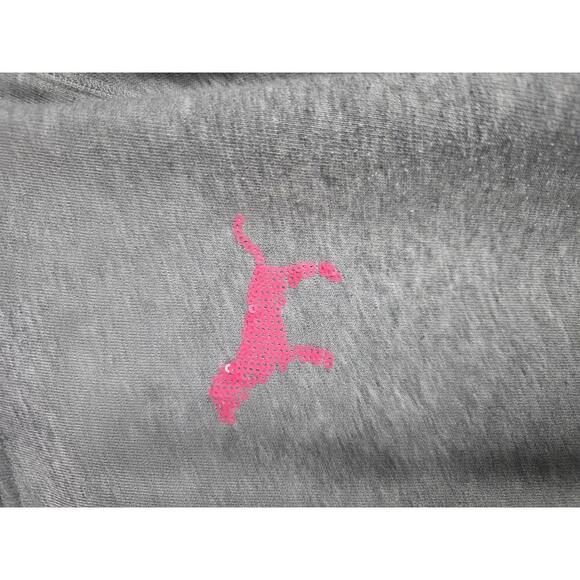 Victorias Secret Pink CHEVRON BLING RARE Hoodie Jacket Full Zip MEDIUM - Picture 4 of 11